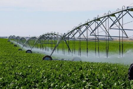 بیش از ۵۳۵ هکتار از اراضی کشاورزی استان زیرپوشش آبیاری مدرن قرار گرفته است